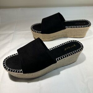 Bamboo Espadrille Platforms